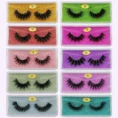 3D Mink Eyelashes 10 Pairs | Natural False Lashes Bulk Pack for Makeup