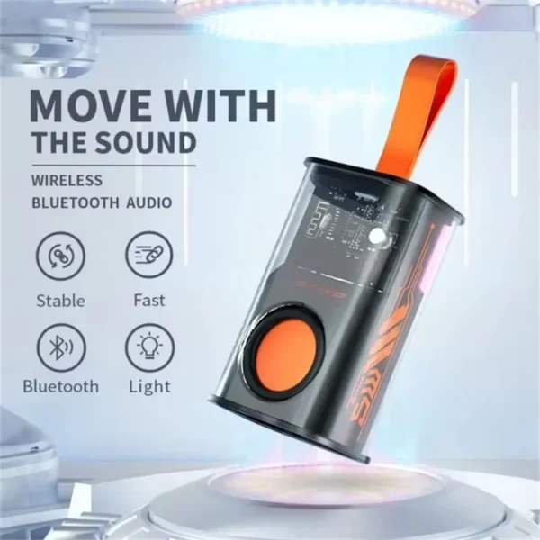 k08-pro-portable-waterproof-bluetooth-speaker K08 Pro Bluetooth Speaker with LED Lights & IPX5 Waterproof