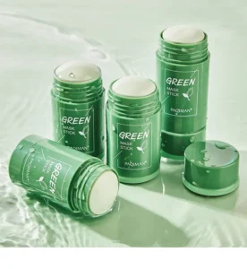 Green tea mask stick removing blackheads and deep cleansing pores on nose