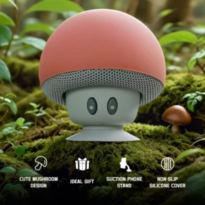 Mushroom Bluetooth Speaker | IPX5 Waterproof with Suction | Final Stock