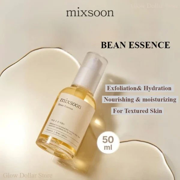 mixsoon-bean-essence-korean-exfoliating-serum Mixsoon Bean Essence 50ml Korean fermented serum with soybean and hyaluronic acid